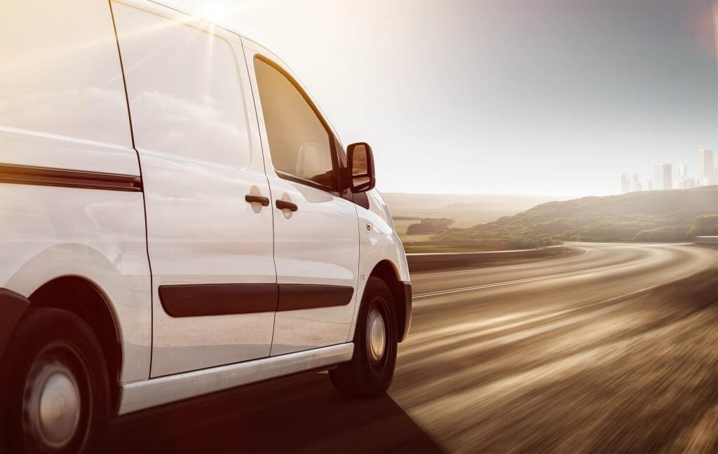 Van driving
