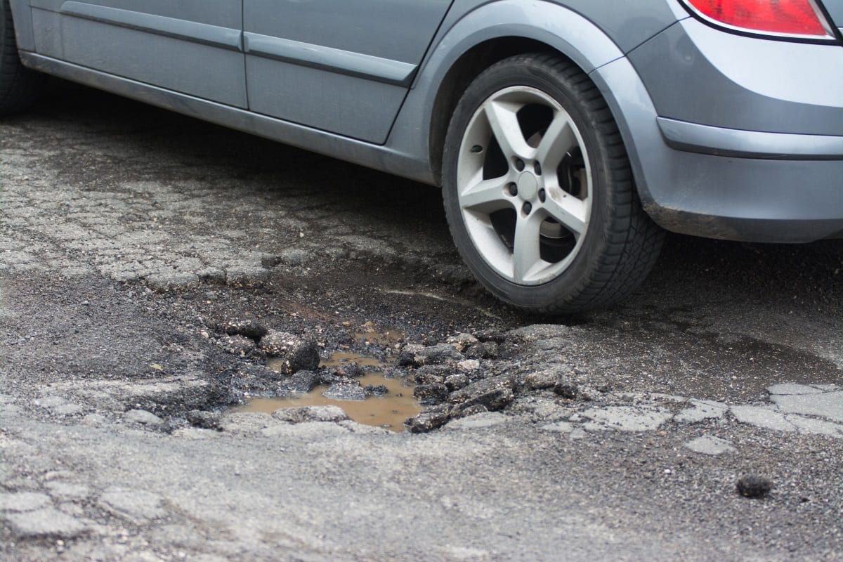 Potholes in the UK