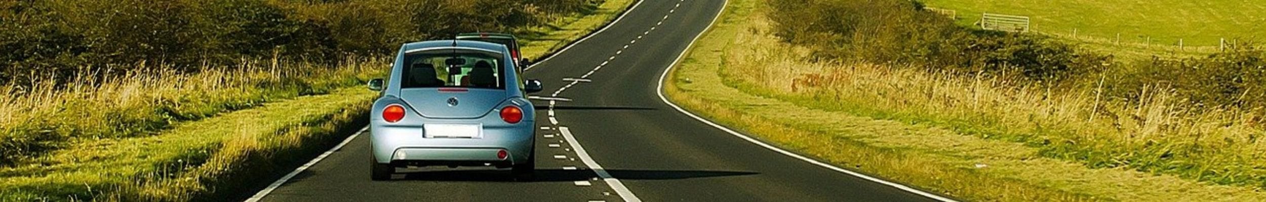 Car on road