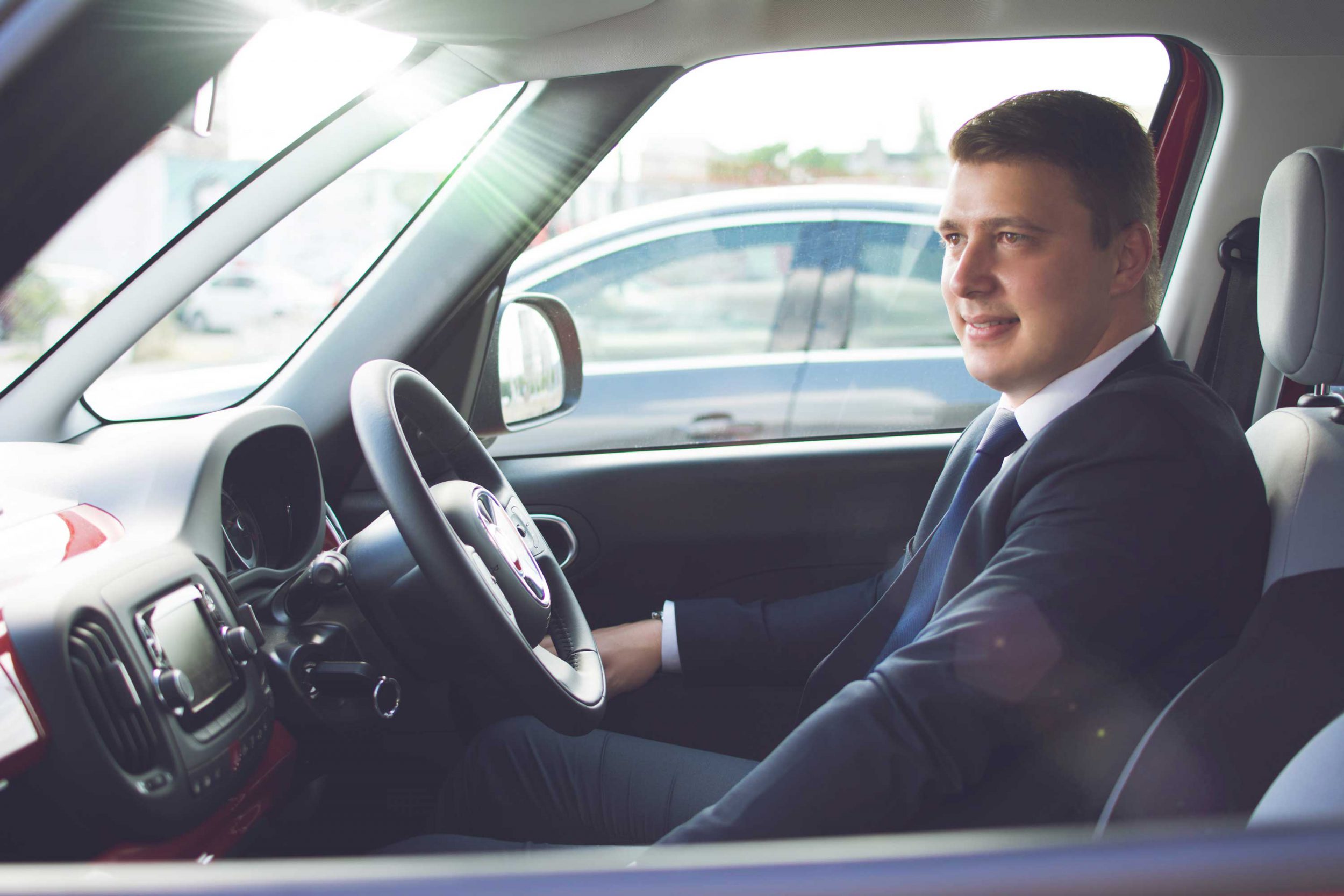 man going on a business trip