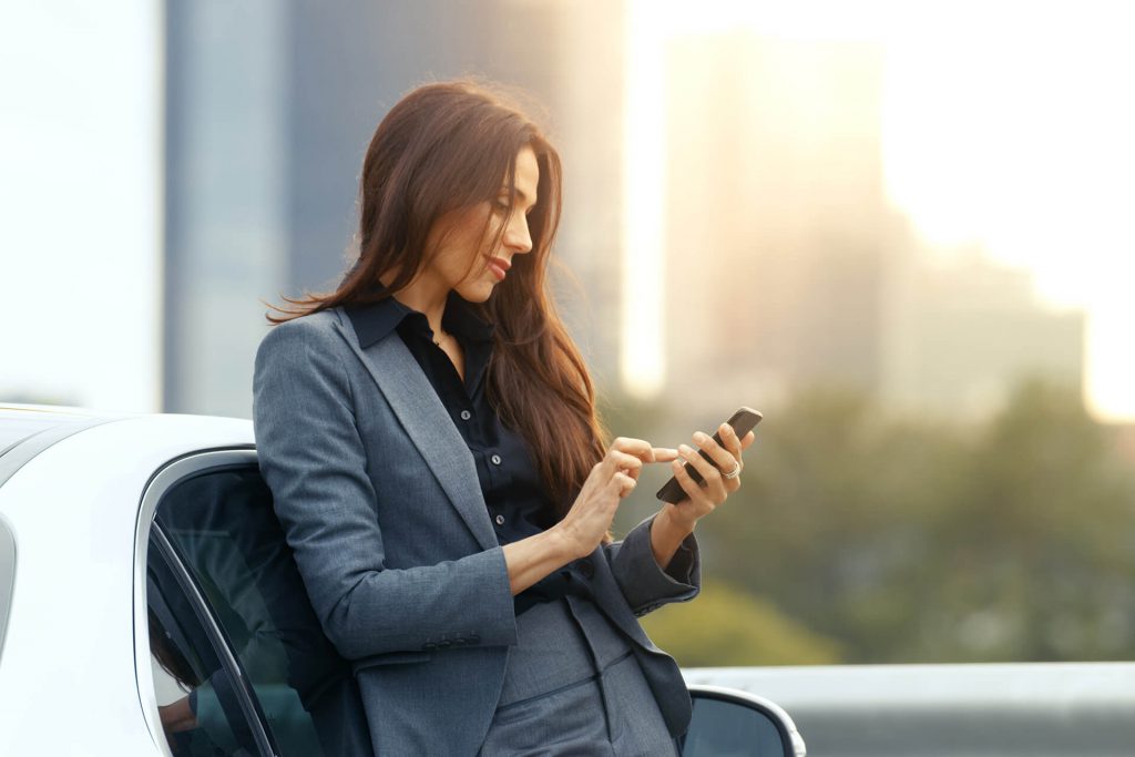 Business Woman on Phone