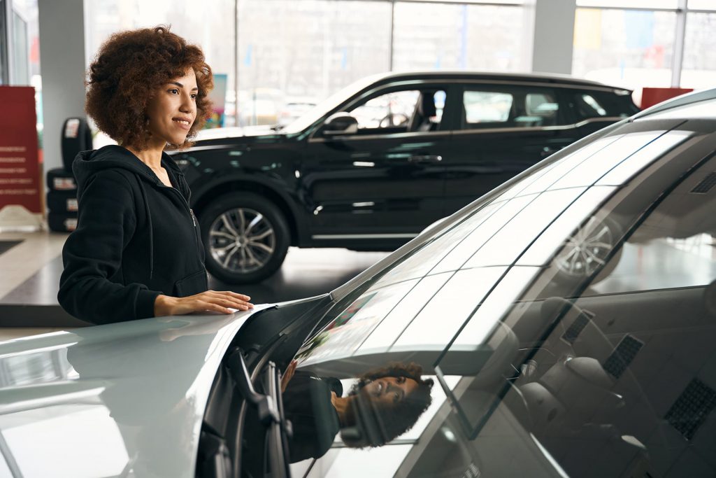 car showroom