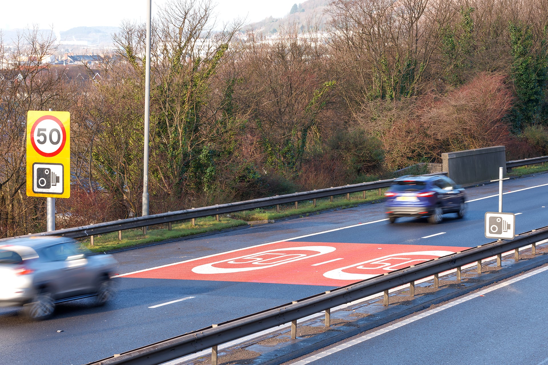 speed camera signs